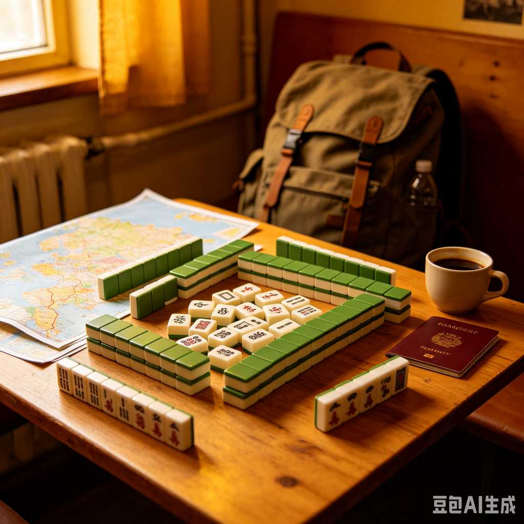 simple text mahjong tiles