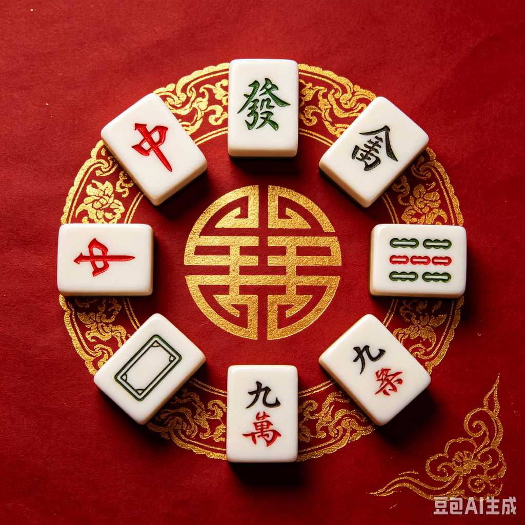 cute mini mahjong tiles set