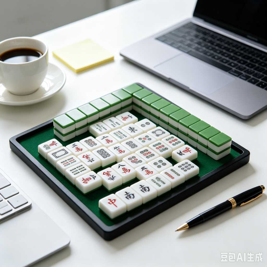 pink mahjong set