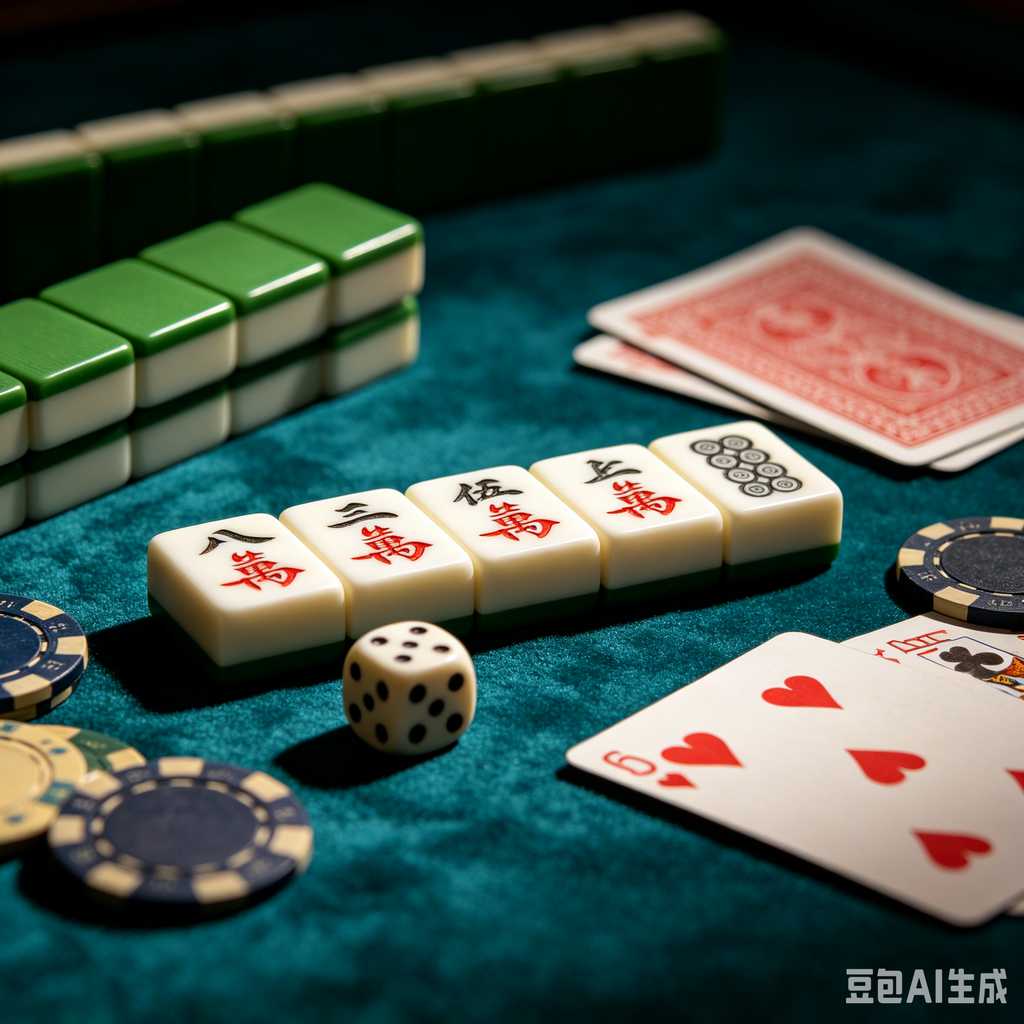 bright print mahjong tiles